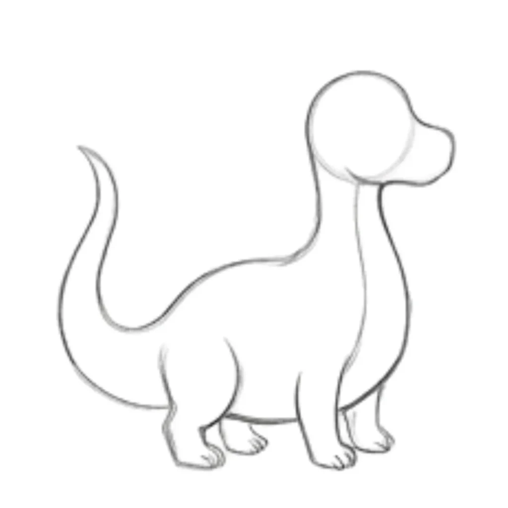 Step 6: Draw the Legs