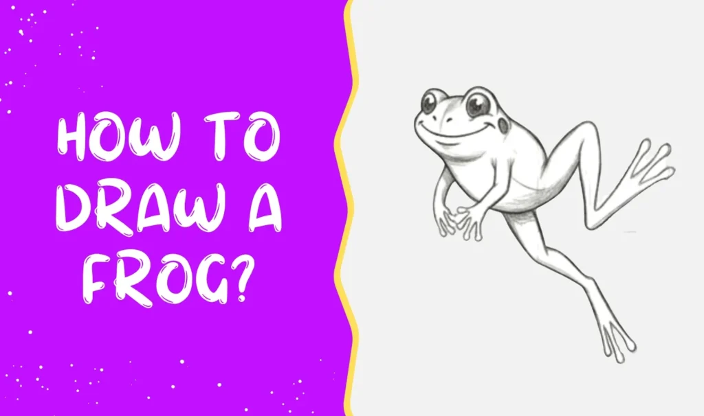 How to draw a frog?