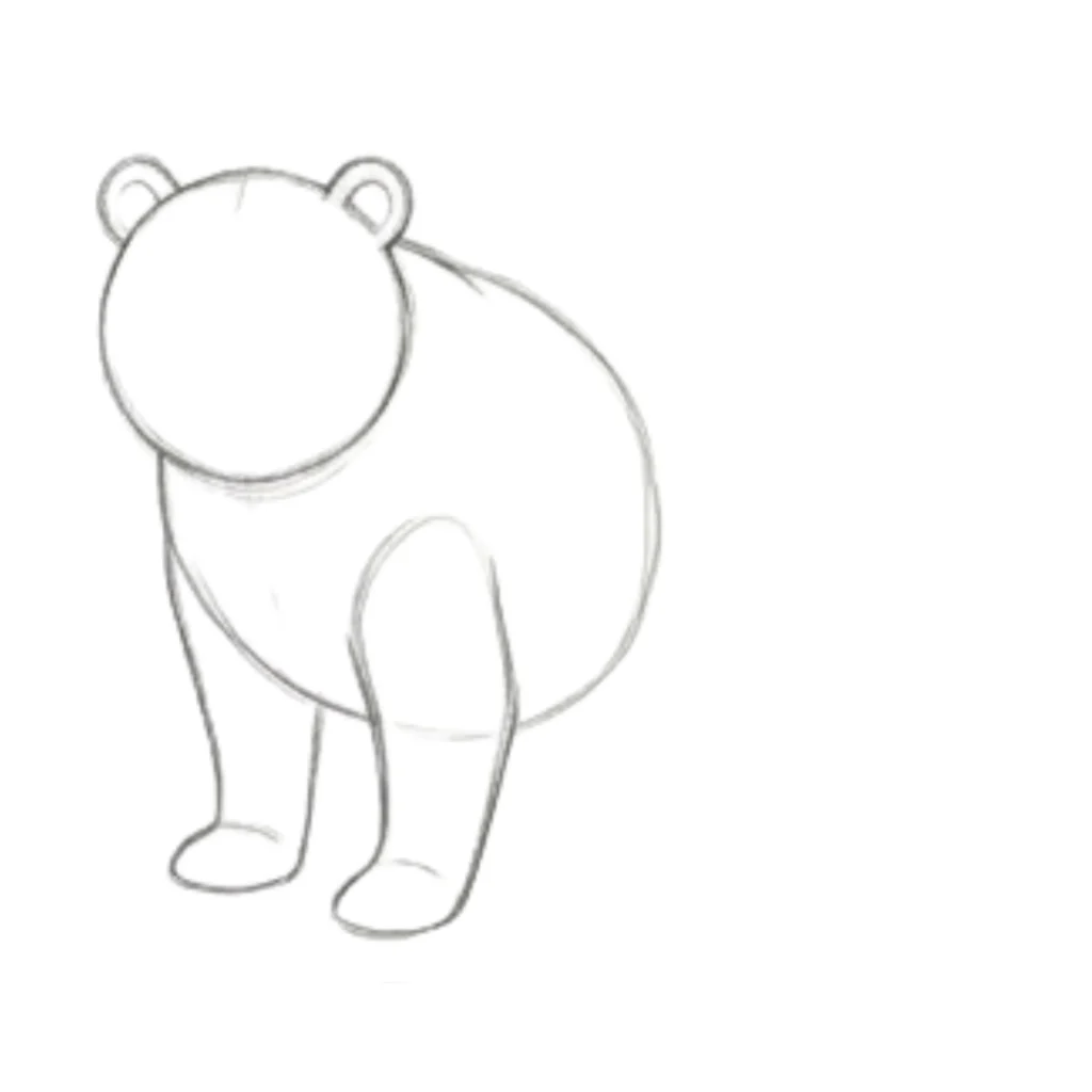 Step 5_ Bear Legs and Feet