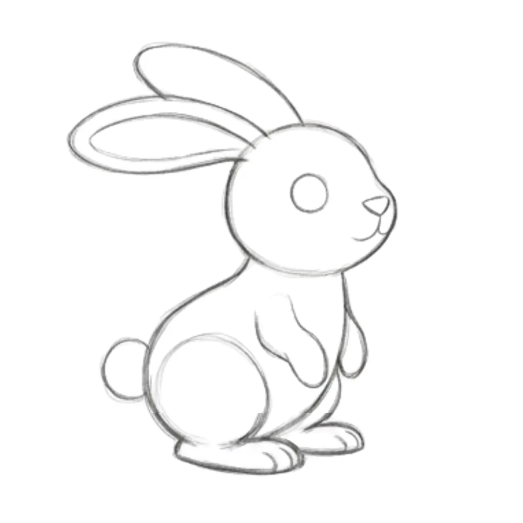 Step 5_ Draw Facial Features