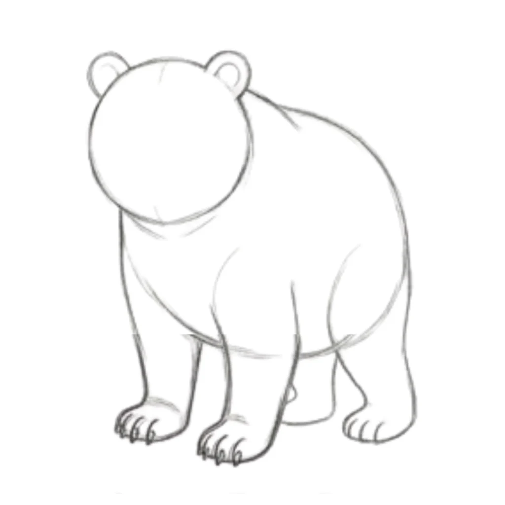 Step 9: Bear Right Leg