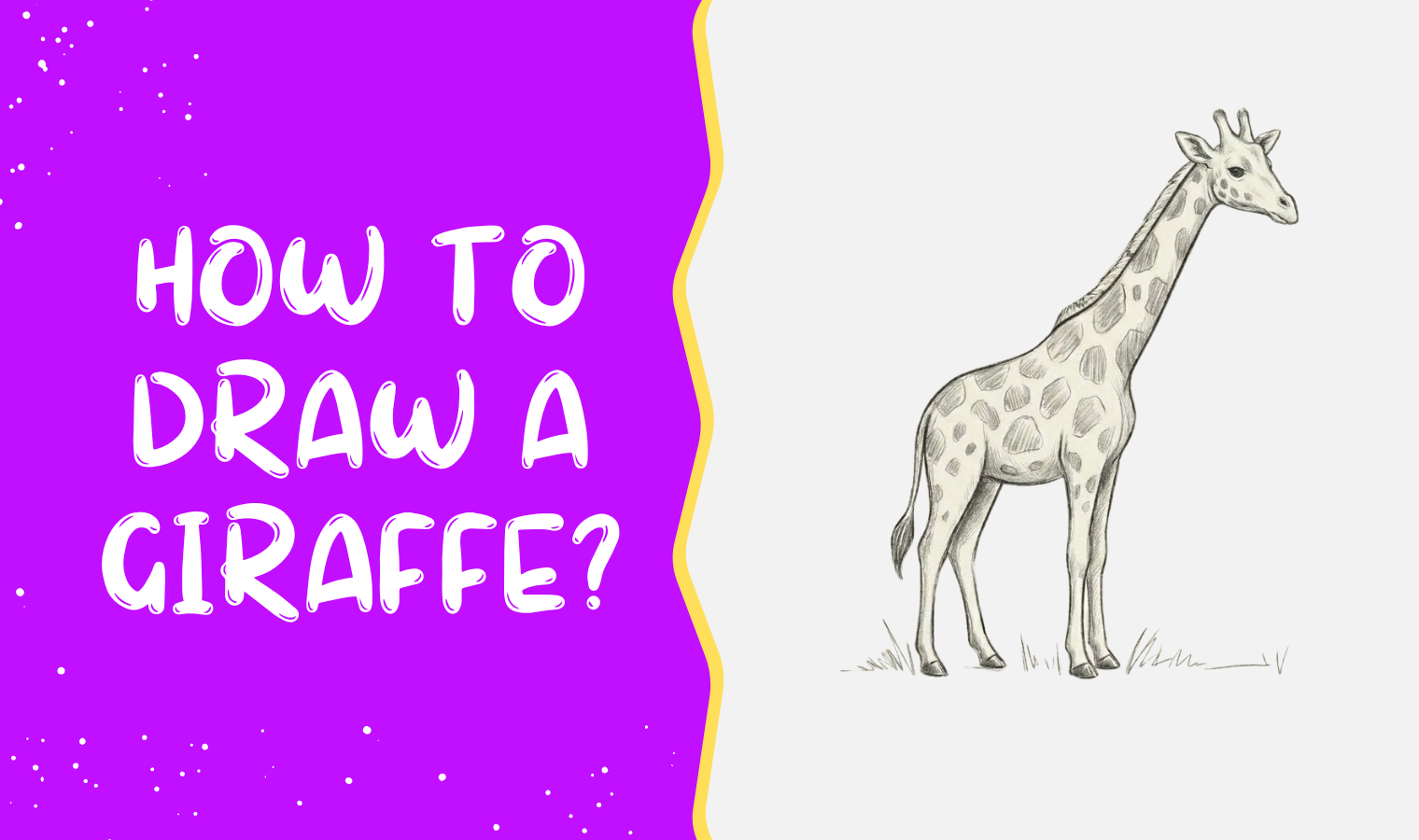 How to draw a giraffe?
