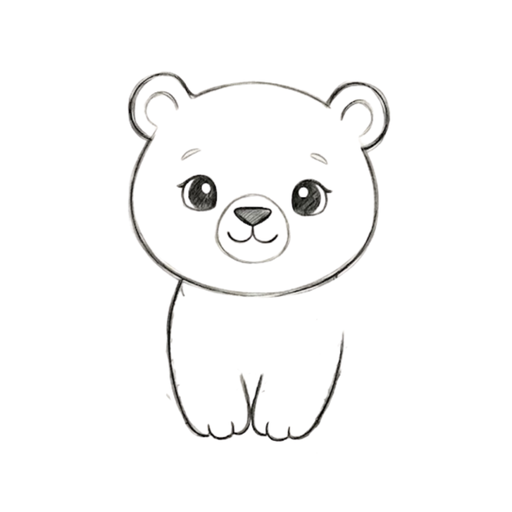 Step 11: Draw Front Arms