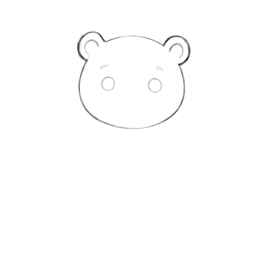 Step 3: Draw the Eyes and Eyebrows