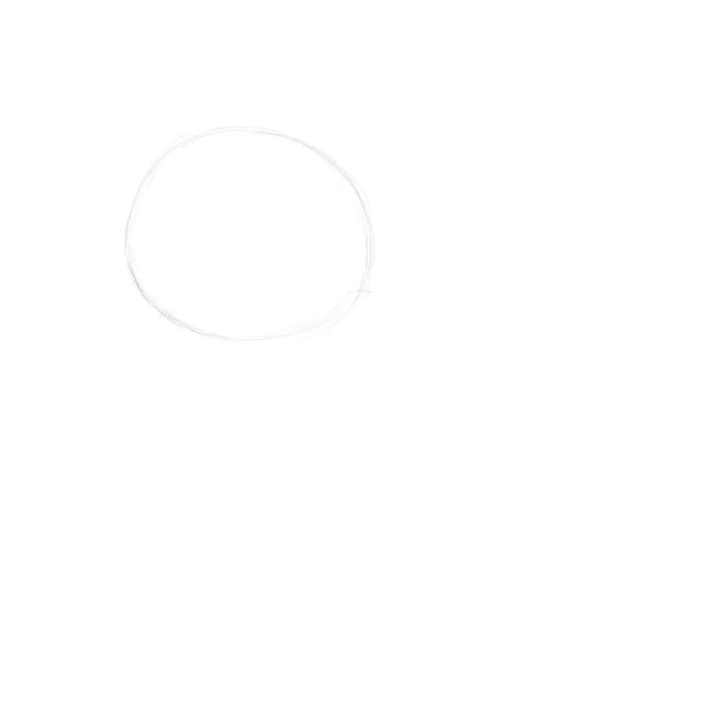 Step 1 Draw the Head Shape