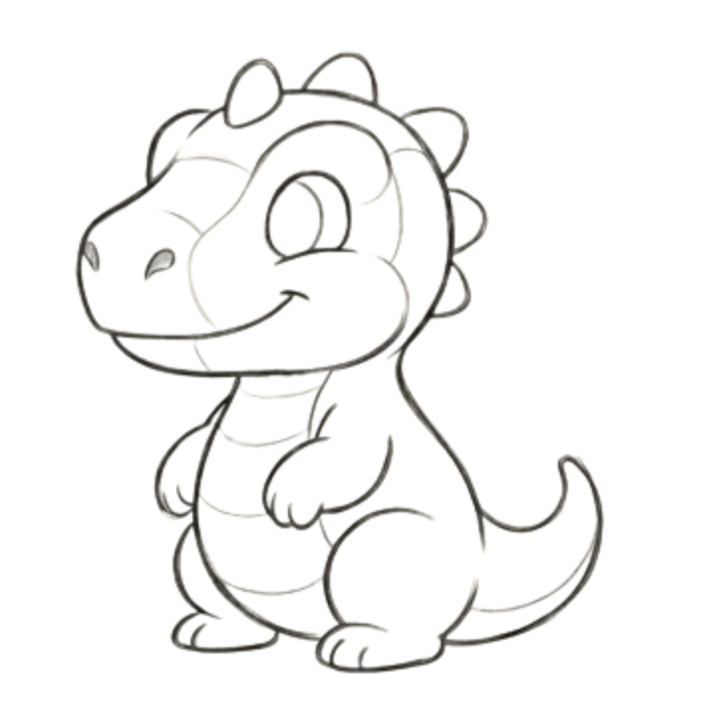Step 11: Add Head Back Spikes