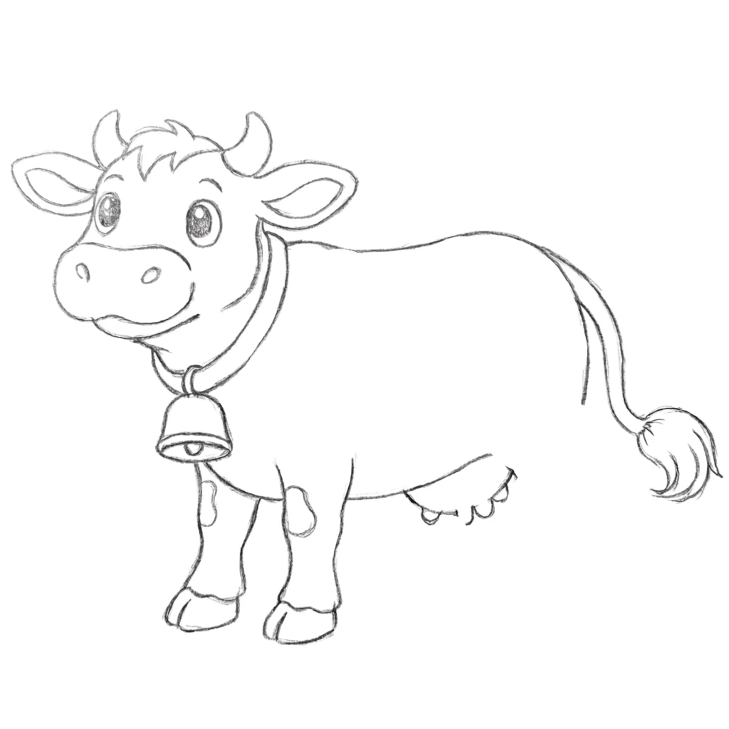Step 17 Draw the Udder