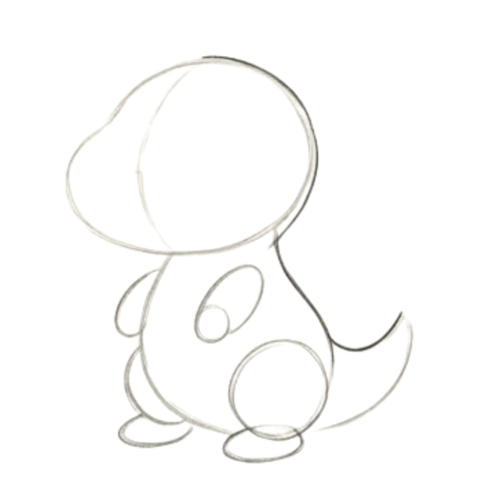 Step 6: Draw the Arms