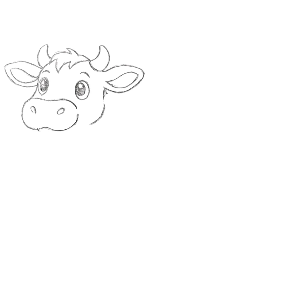 Step 7 Add the Nose and Mouth