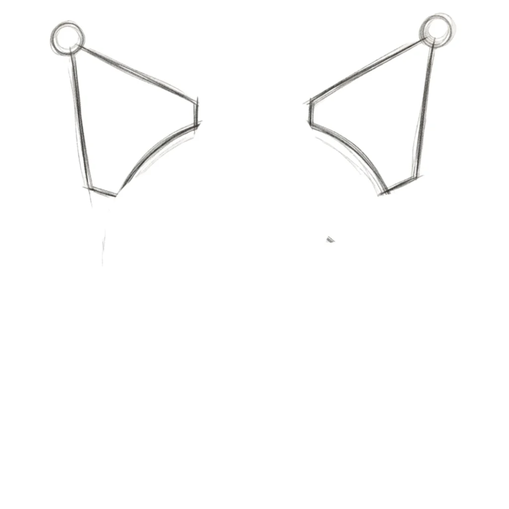 Step 1 Draw Ears