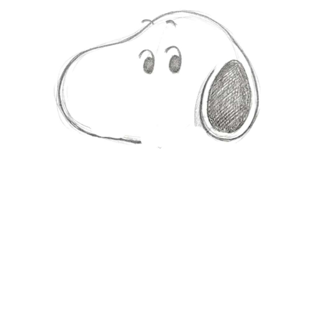 Step 2 Draw Eyes & Ear