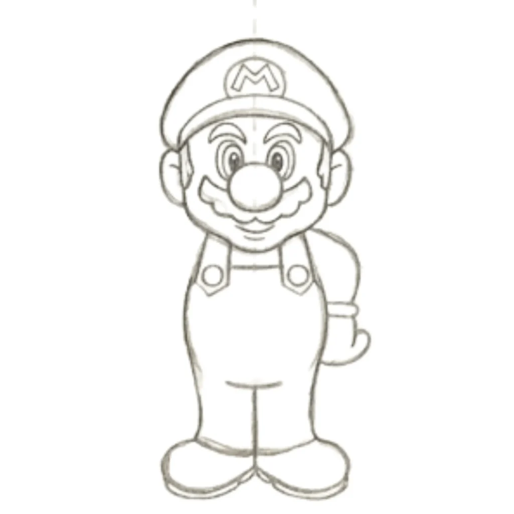 Step 8 Draw Left Hand