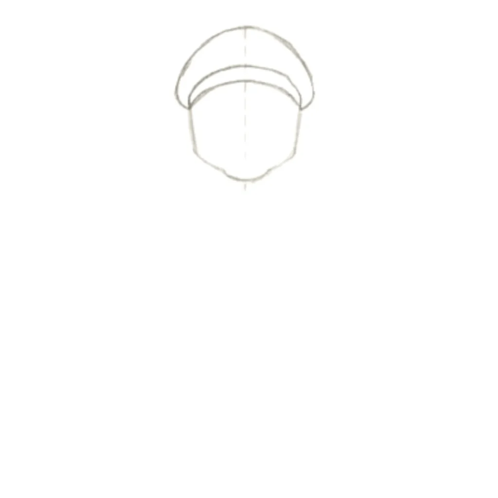 Step 2 Draw Mario Hat