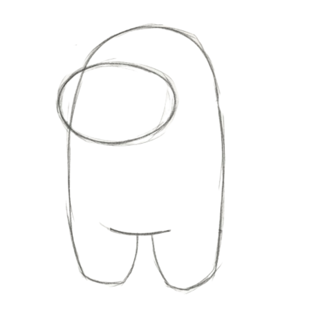 Step 2: Draw the Oval