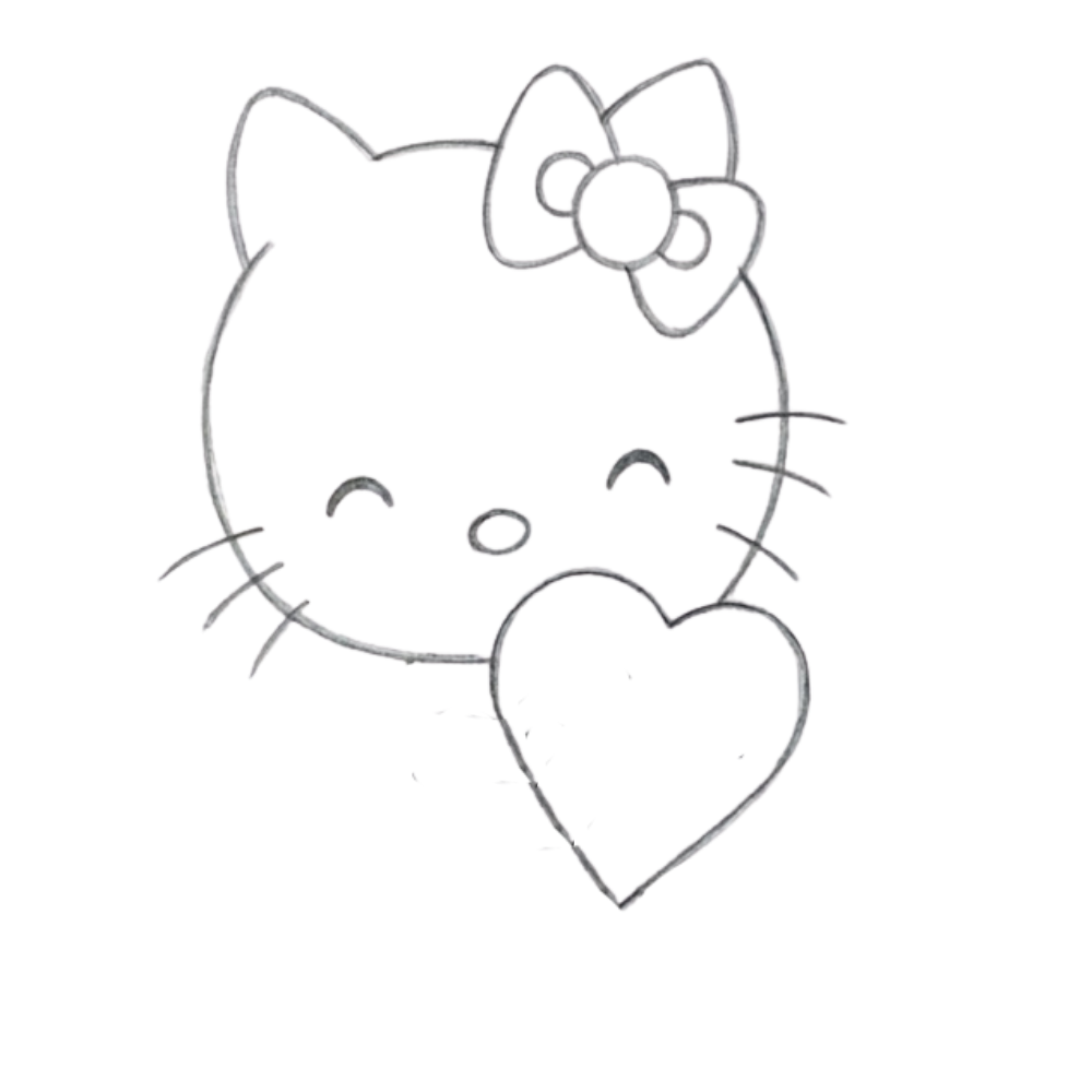 Step 3 Draw the Details and Heart