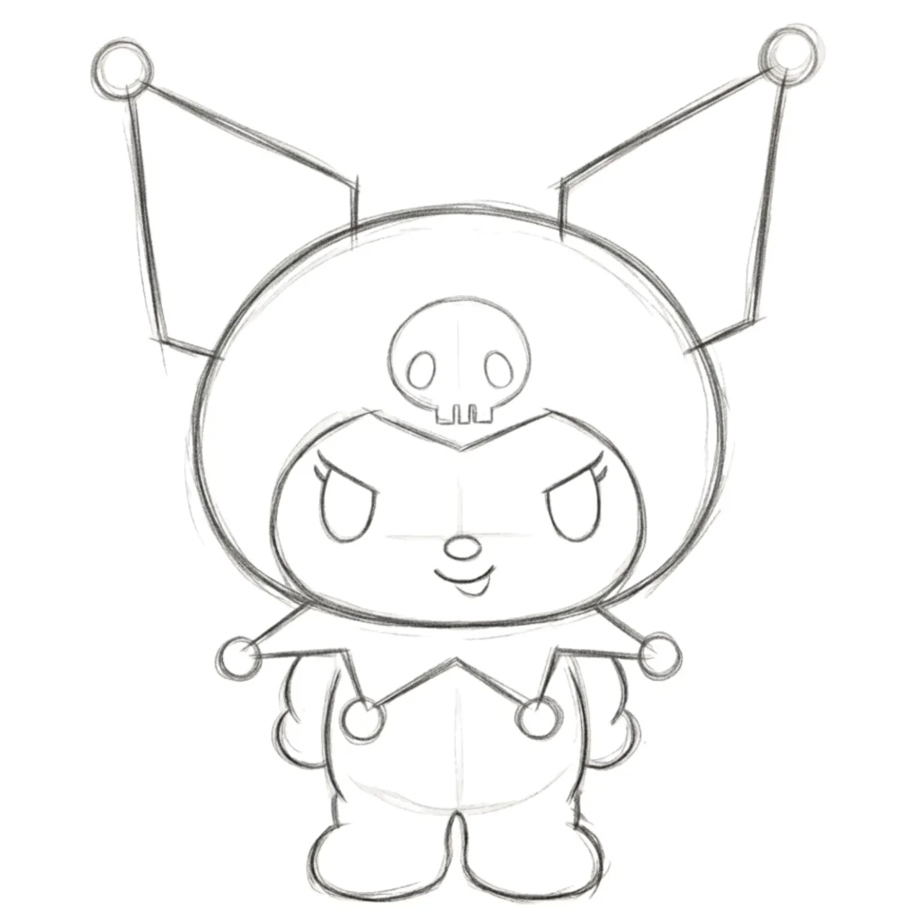 Step 7 Draw Hands