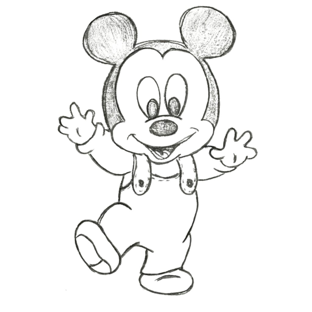 Step 8: Draw the Legs