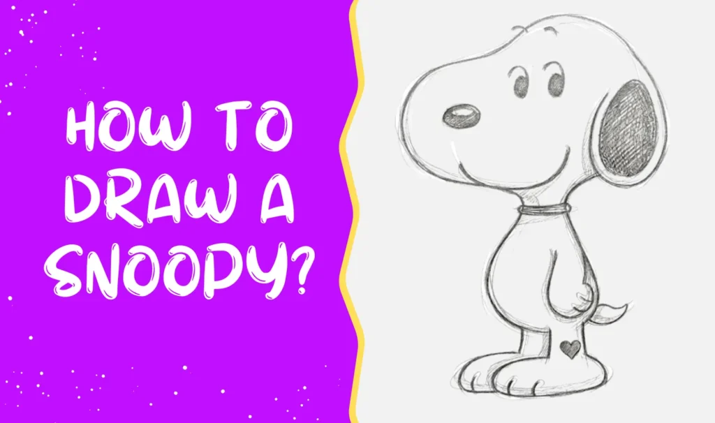 How To Draw A Snoopy