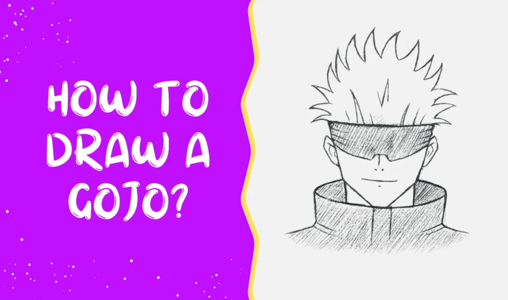 How to draw a Gojo