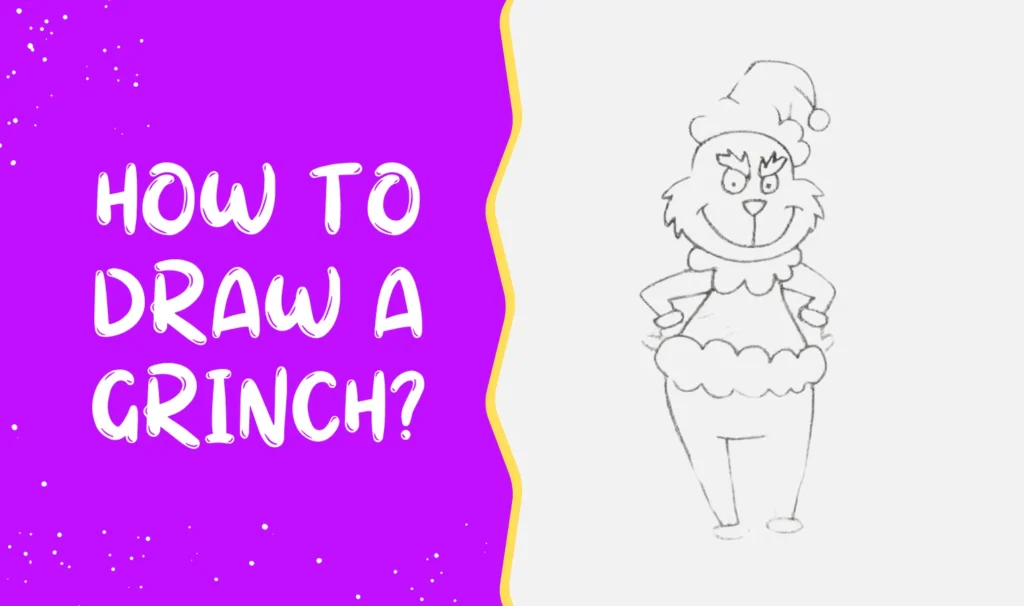 How to draw a Grinch