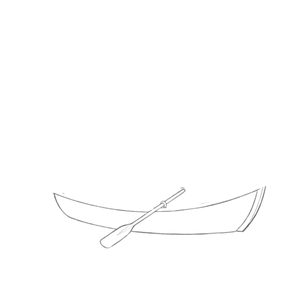 Step 3 Draw the Oar