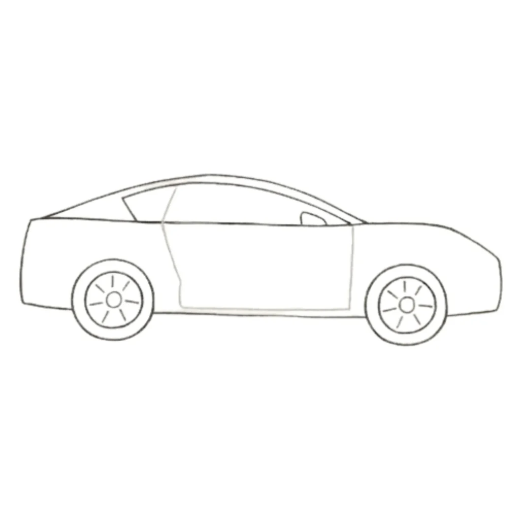 Step 6 Draw Car Door