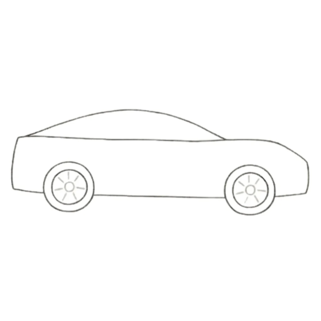 Step 4 Draw Car Rims