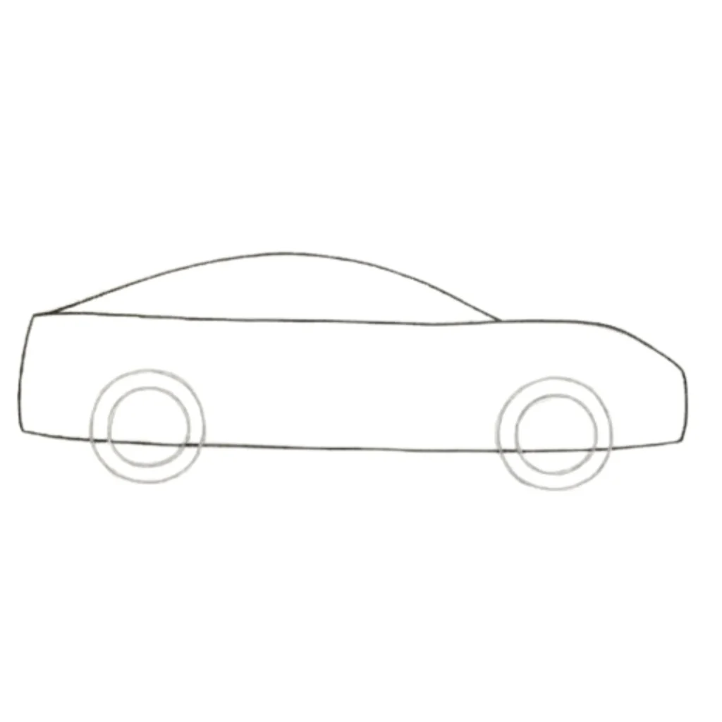 Step 3 Draw Car Tires