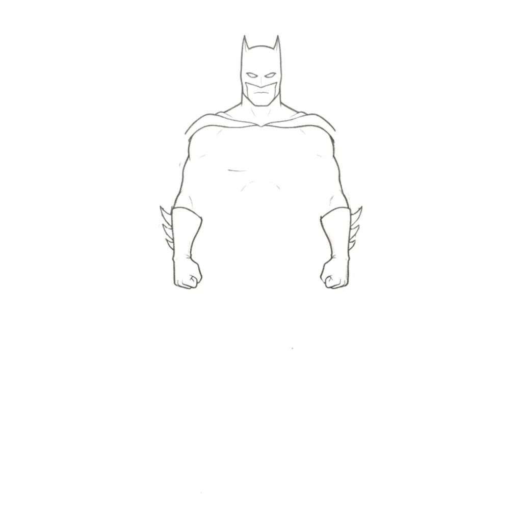 Step 2 Draw Hand and Neck