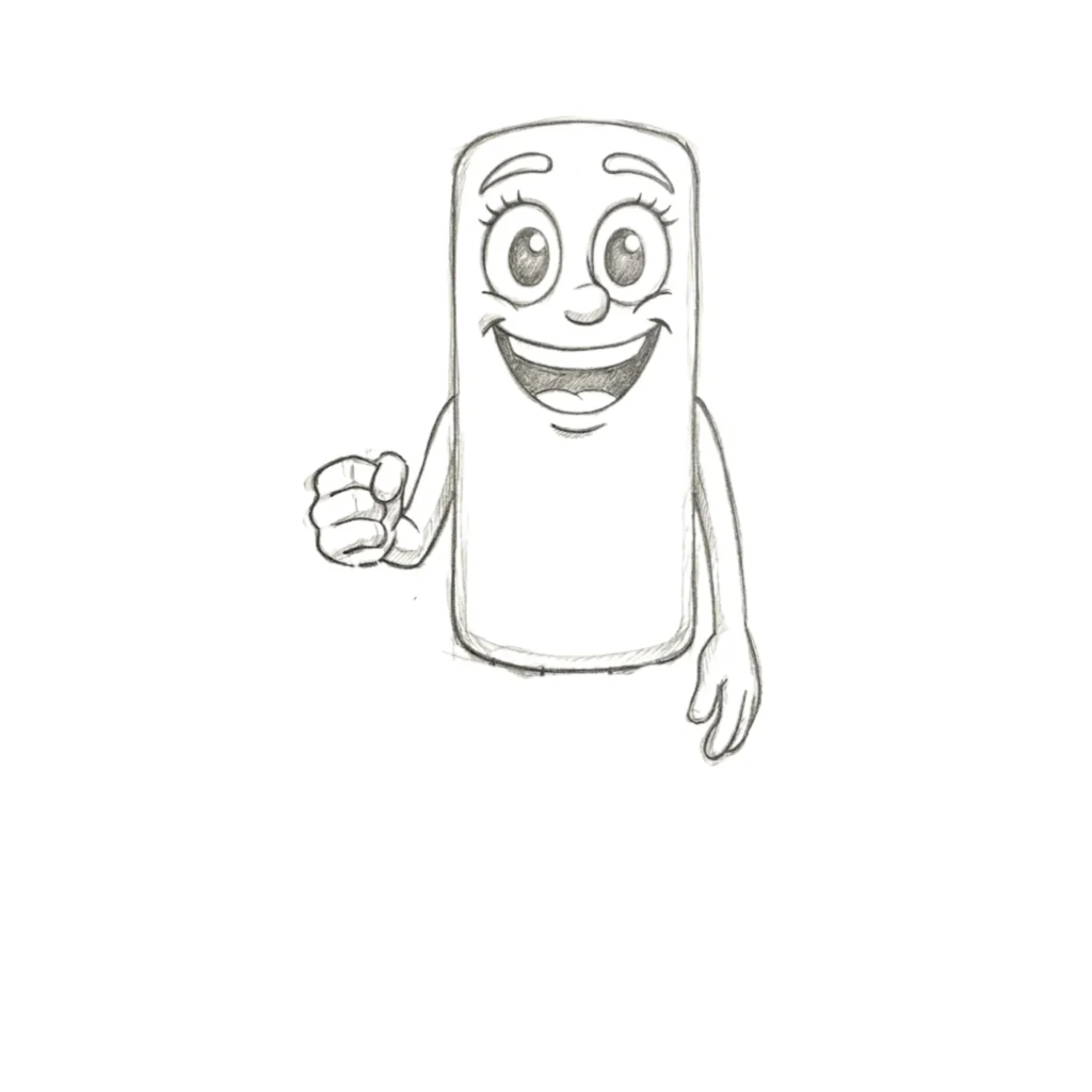 Step 3 Draw Hands