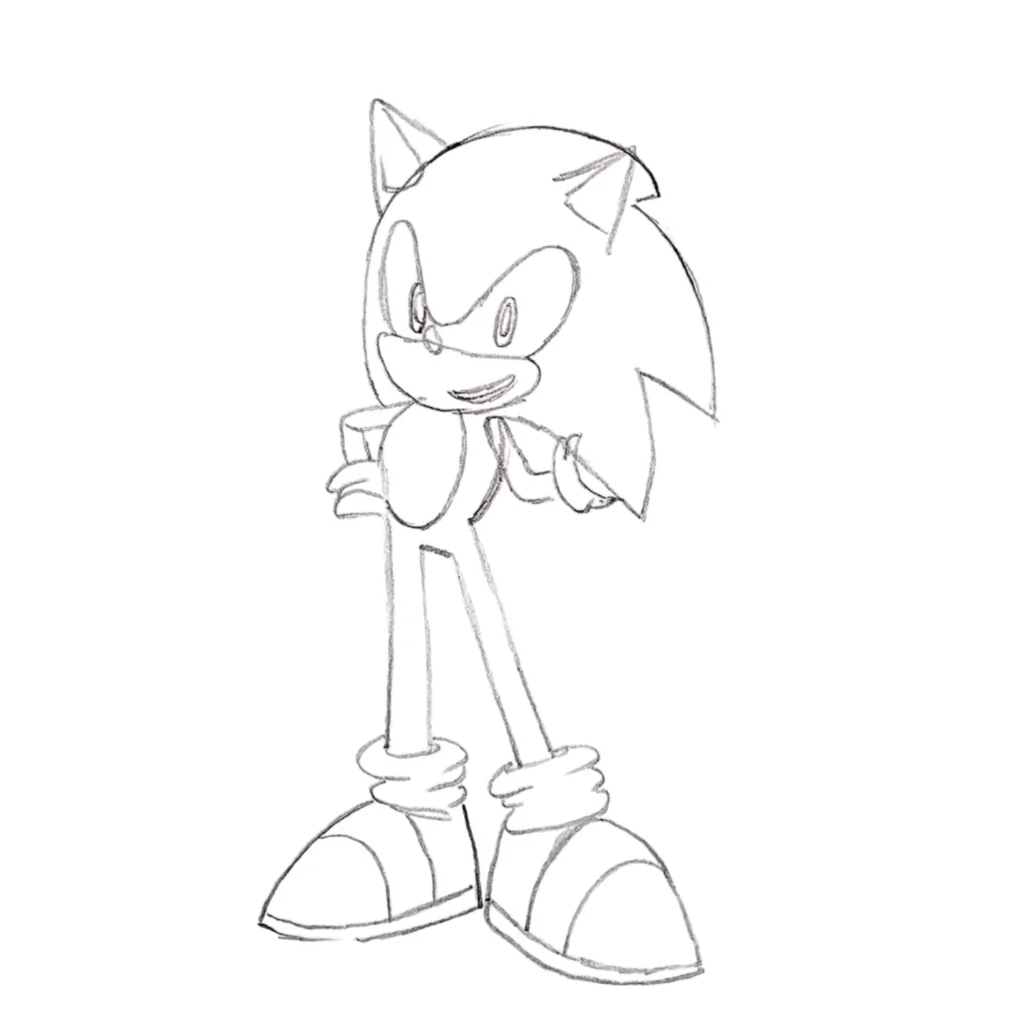 Step 8 Draw Hands