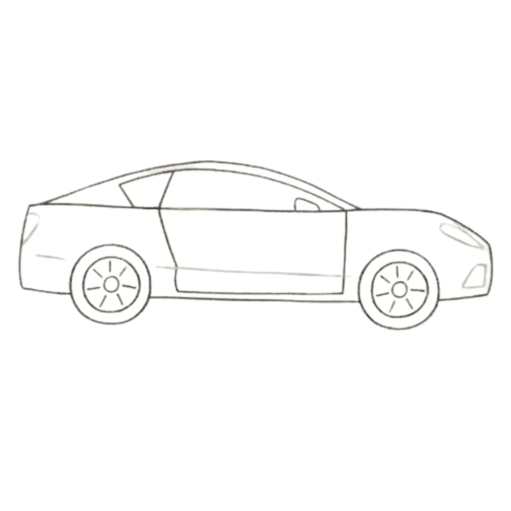 Step 8 Draw Head Light and Back Light
