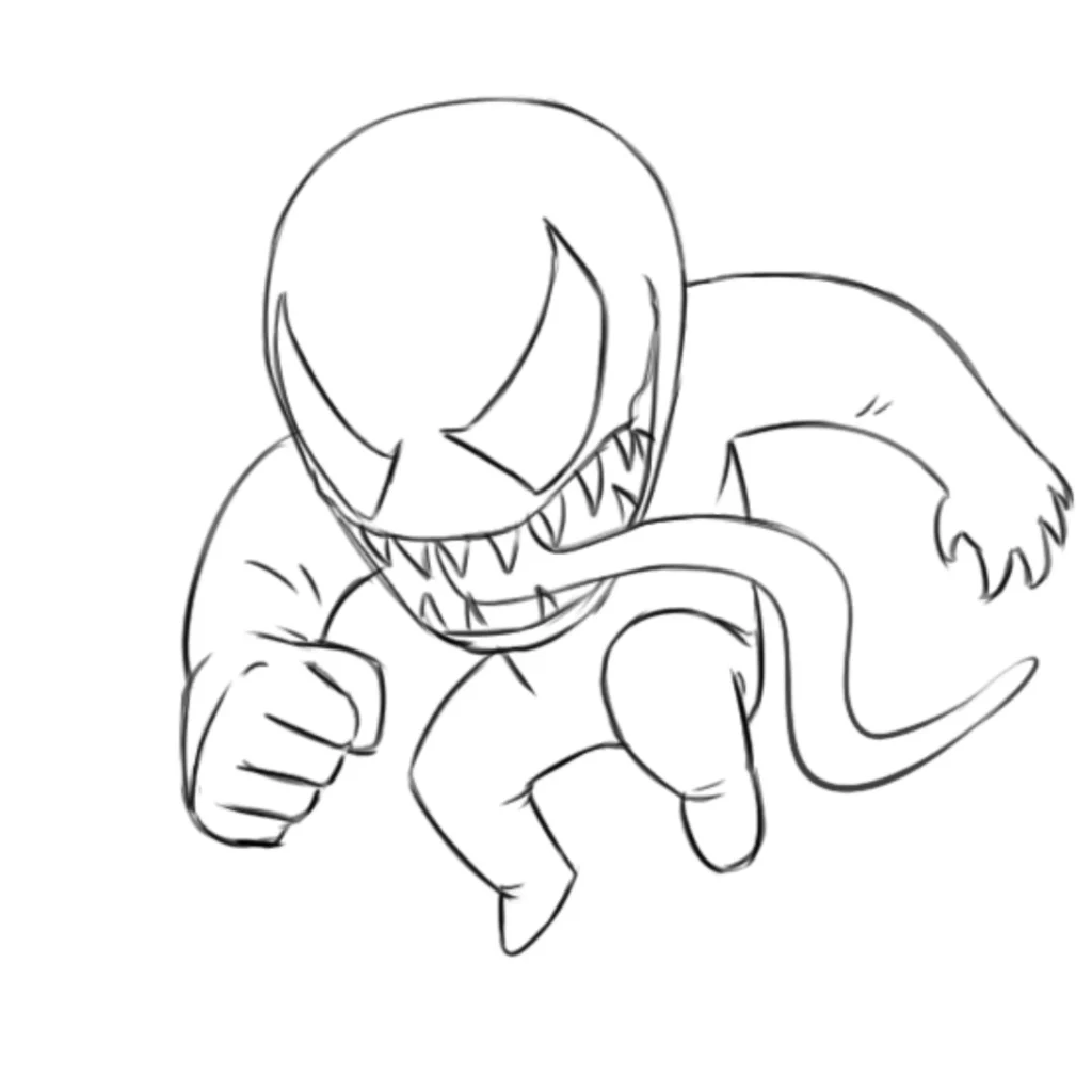 Step 6 Draw Legs
