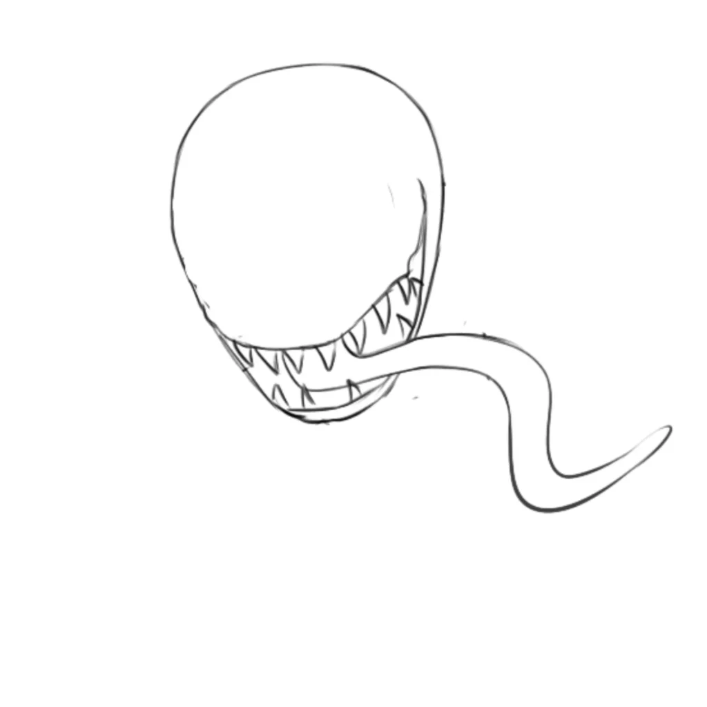 Step 2 Draw Mouth