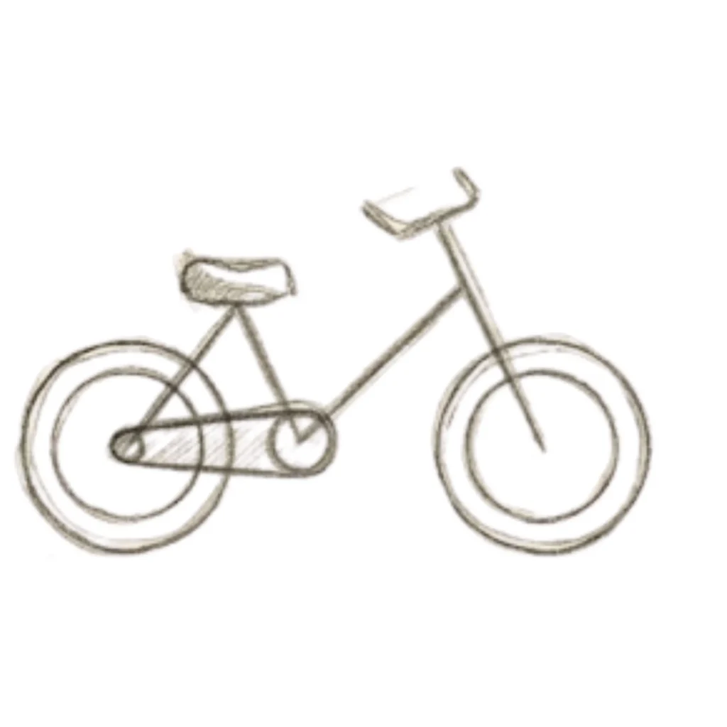 Step 4 Draw Seat, Chain and Handle