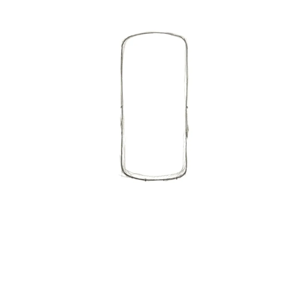 Step 1 Make a Vertical Rectangle
